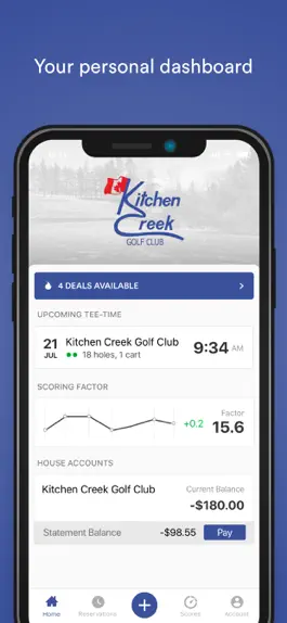Game screenshot Kitchen Creek Golf apk