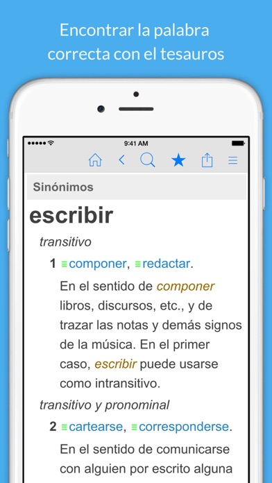 Screenshot #2 pour Diccionario español.