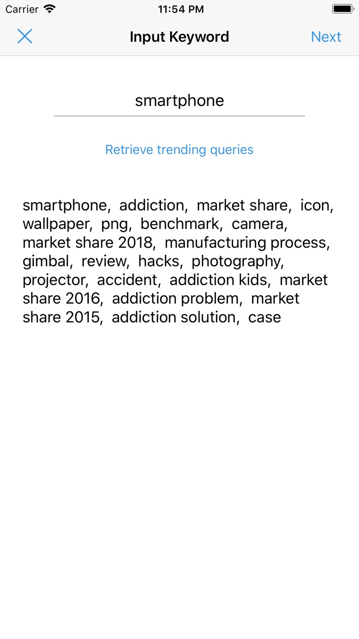 iPhone screenshot
