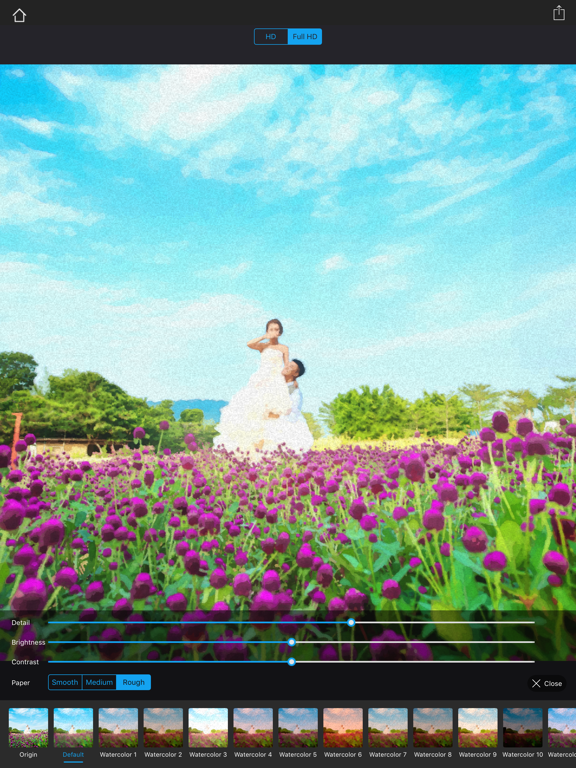 Watercolorizer-photo artist iPad screenshot 6 - Photo & Video app