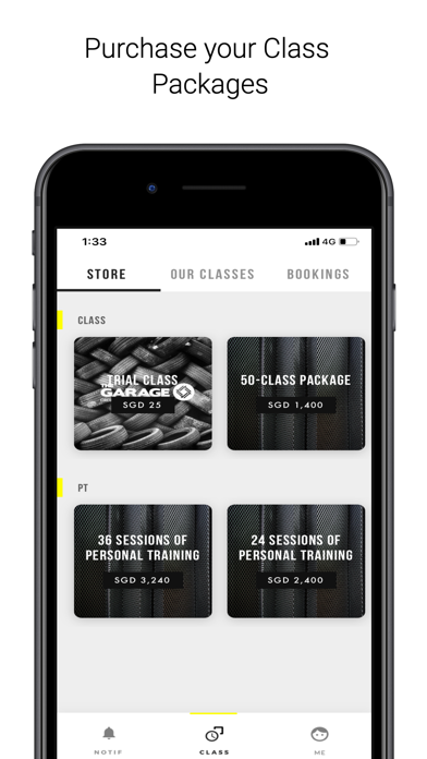 The Garage Fitness Screenshot