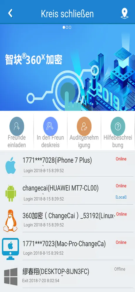 360 Verschlüsselung