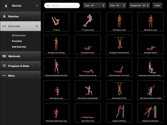 iMuscle 2 iPad app afbeelding 3