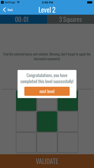 Symetric iPhone screenshot