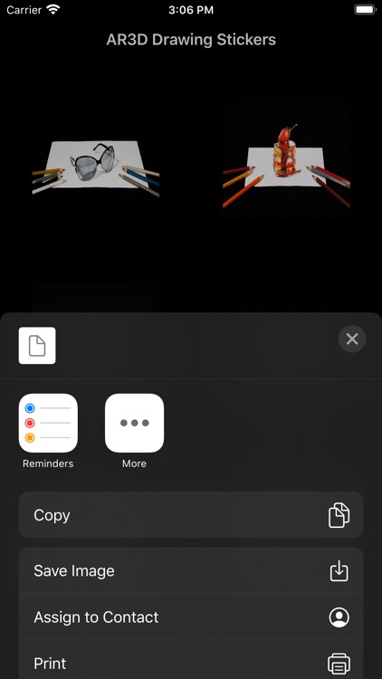 AR 3D Drawing Stickers