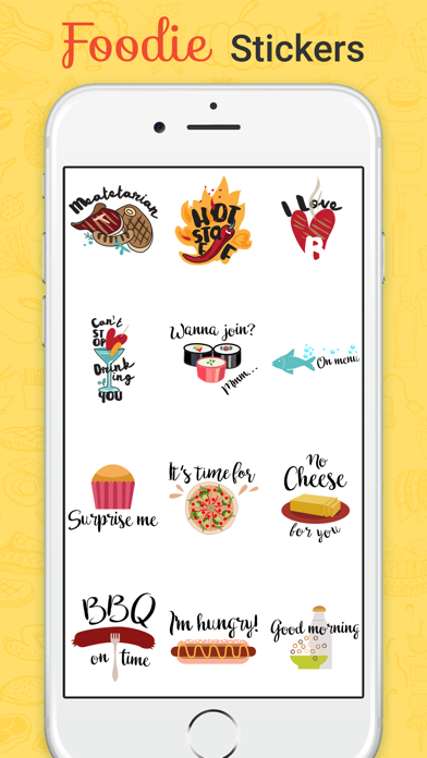 How to cancel & delete Foodie Stickers Fun from iphone & ipad 4