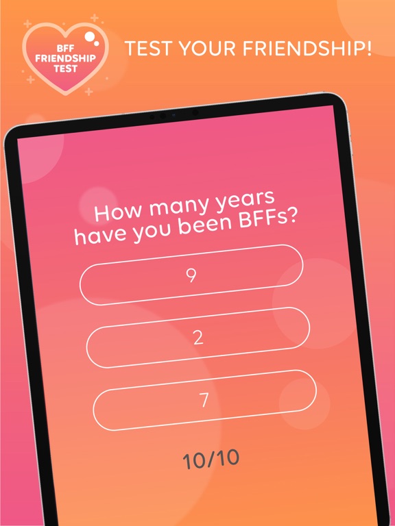 BFF Friendship Challenge iPad screenshot