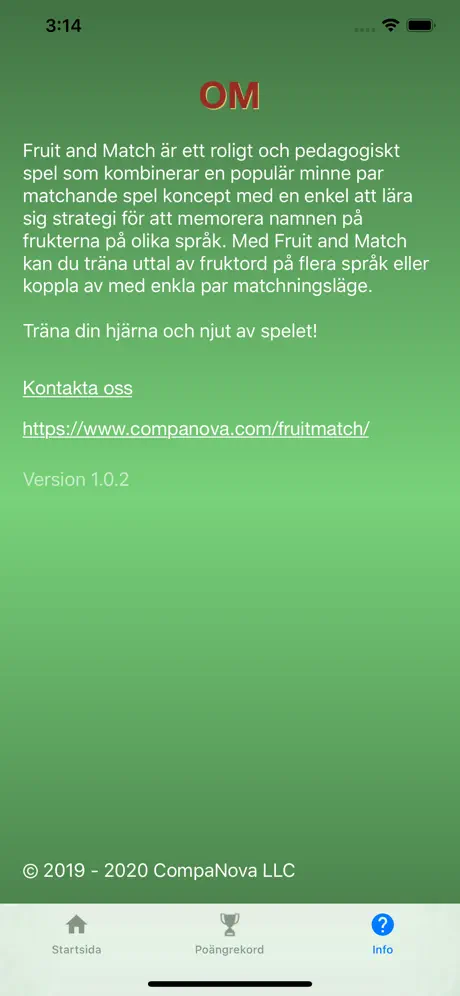 Fruit and Match