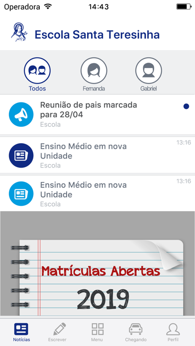 How to cancel & delete Escola Santa Teresinha from iphone & ipad 3