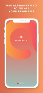 Math Answer Scanner: Alphamath screenshot #1 for iPhone