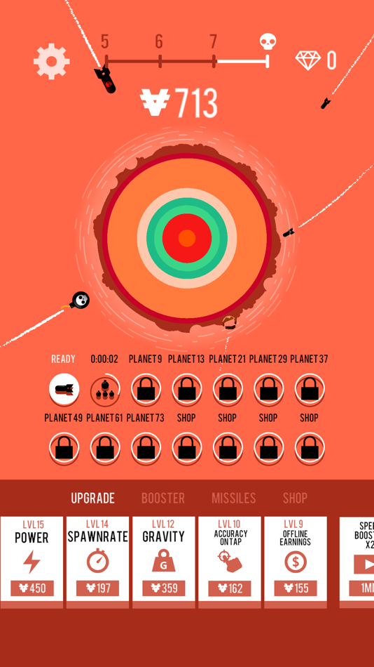 #1. Planet Bomber! (iOS) Bởi: Voodoo