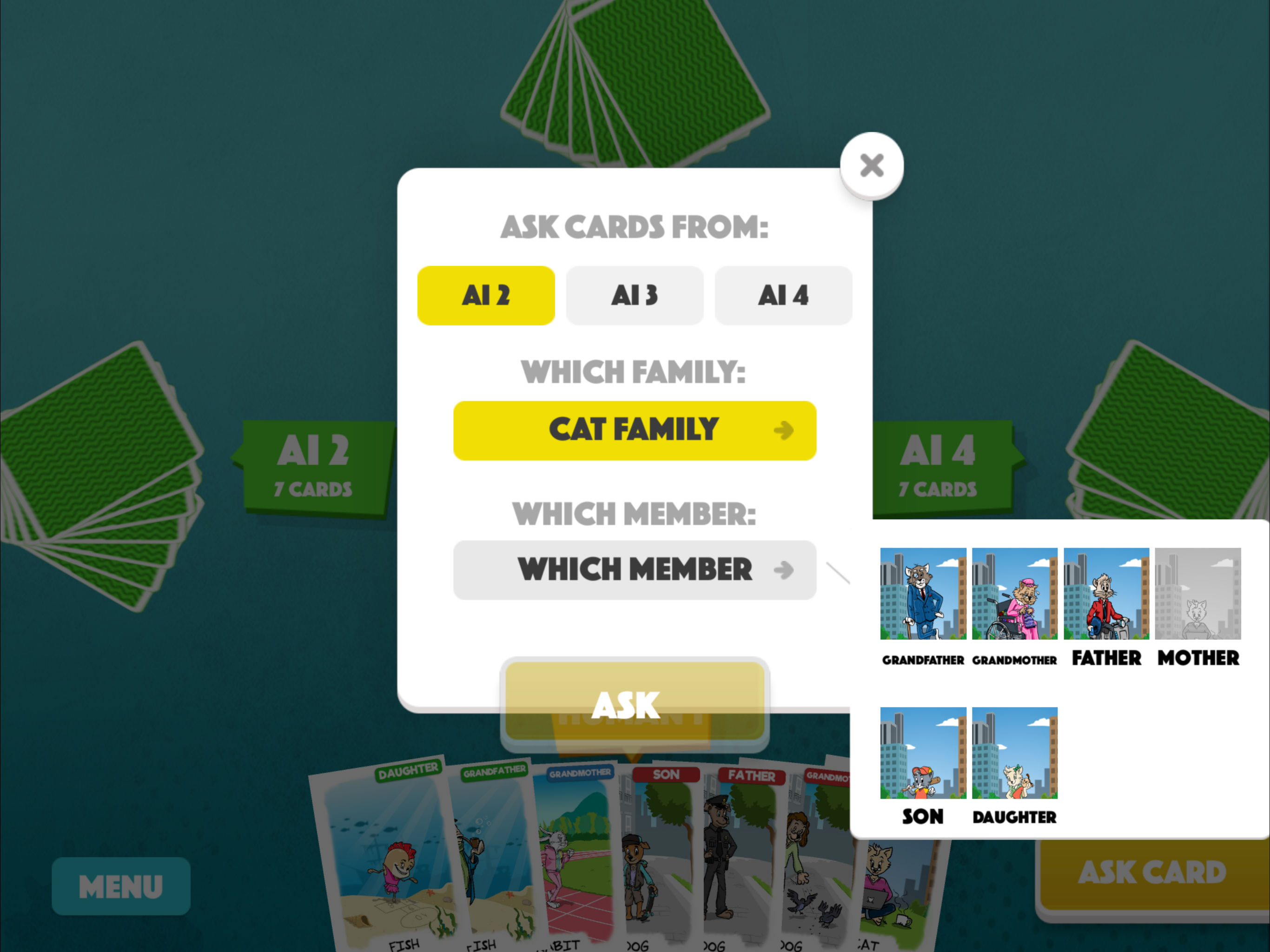Happy Family - card game