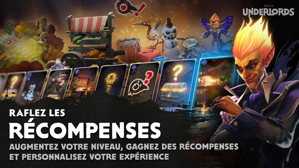 Capture d'écran de Dota Underlords sur iPhone 4