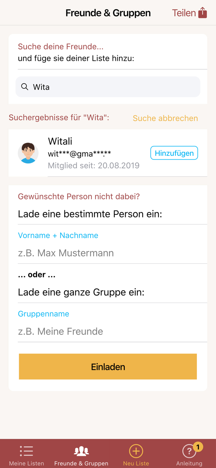 justwish Wunschliste