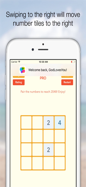 ‎2048 Tile Pairing PRO Screenshot