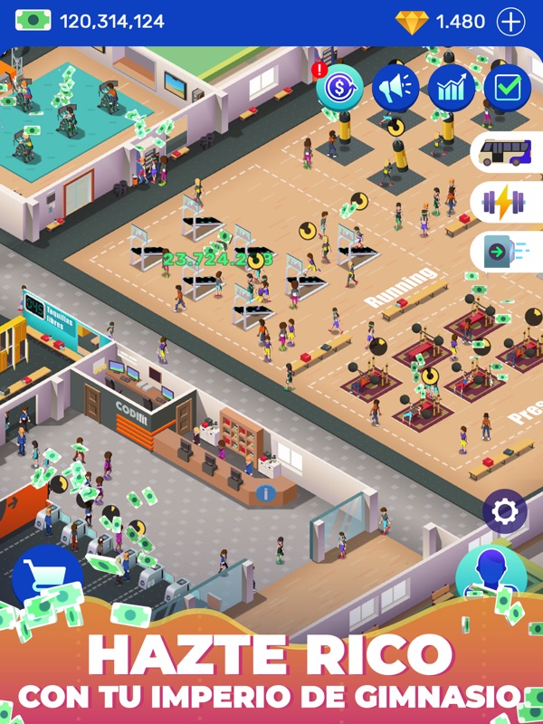 Idle Fitness Gym Tycoon - Game screenshot 7