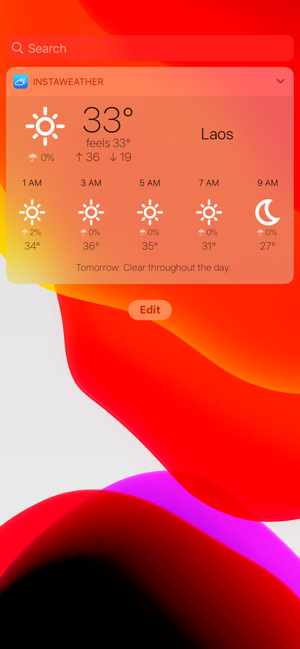 ‎InstantWeather App Screenshot