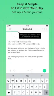 writeup - guided daily journal iphone screenshot 2