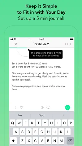 Game screenshot WriteUp - Guided Daily Journal apk