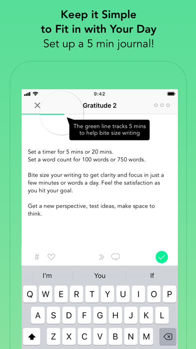 Screenshot #2 pour WriteUp - Guided Daily Journal