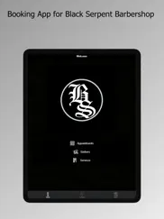 black serpent barbershop ipad resimleri 1
