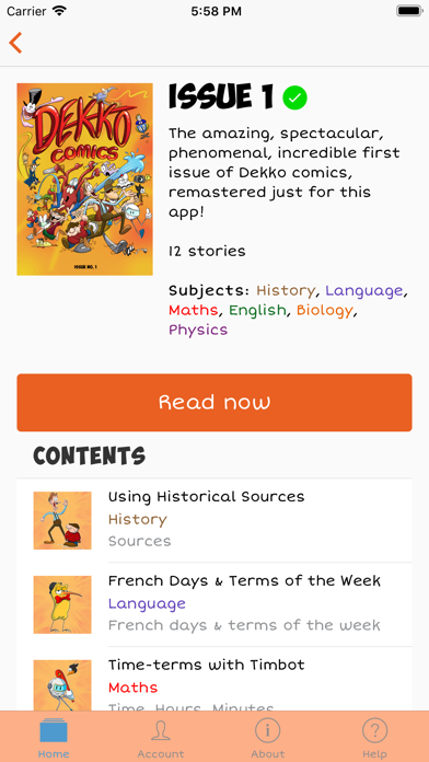 Screenshot #2 pour Dekko Reader: education comics