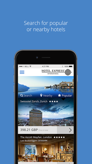 HEI Online Hotel Reservations Screenshot
