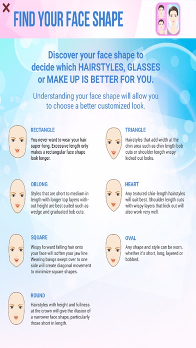 Find Your Face Shape Screenshot