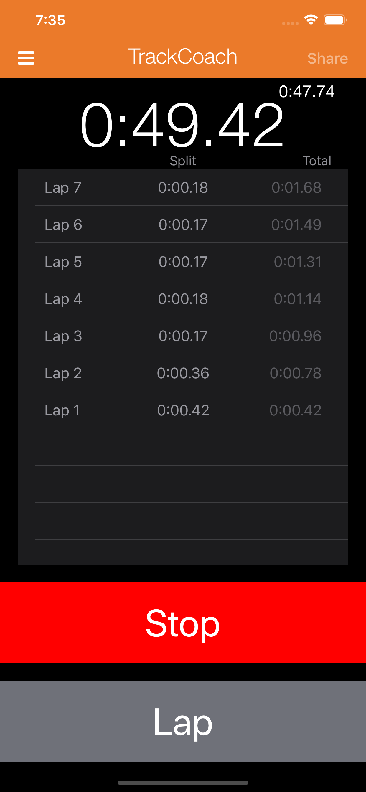 TrackCoach screenshot 3