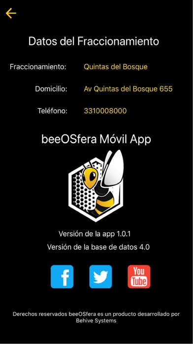beeOSfera Móvil Screenshot
