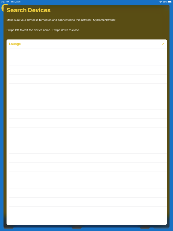 Swipe Remote iPad screenshot 5 - Entertainment app