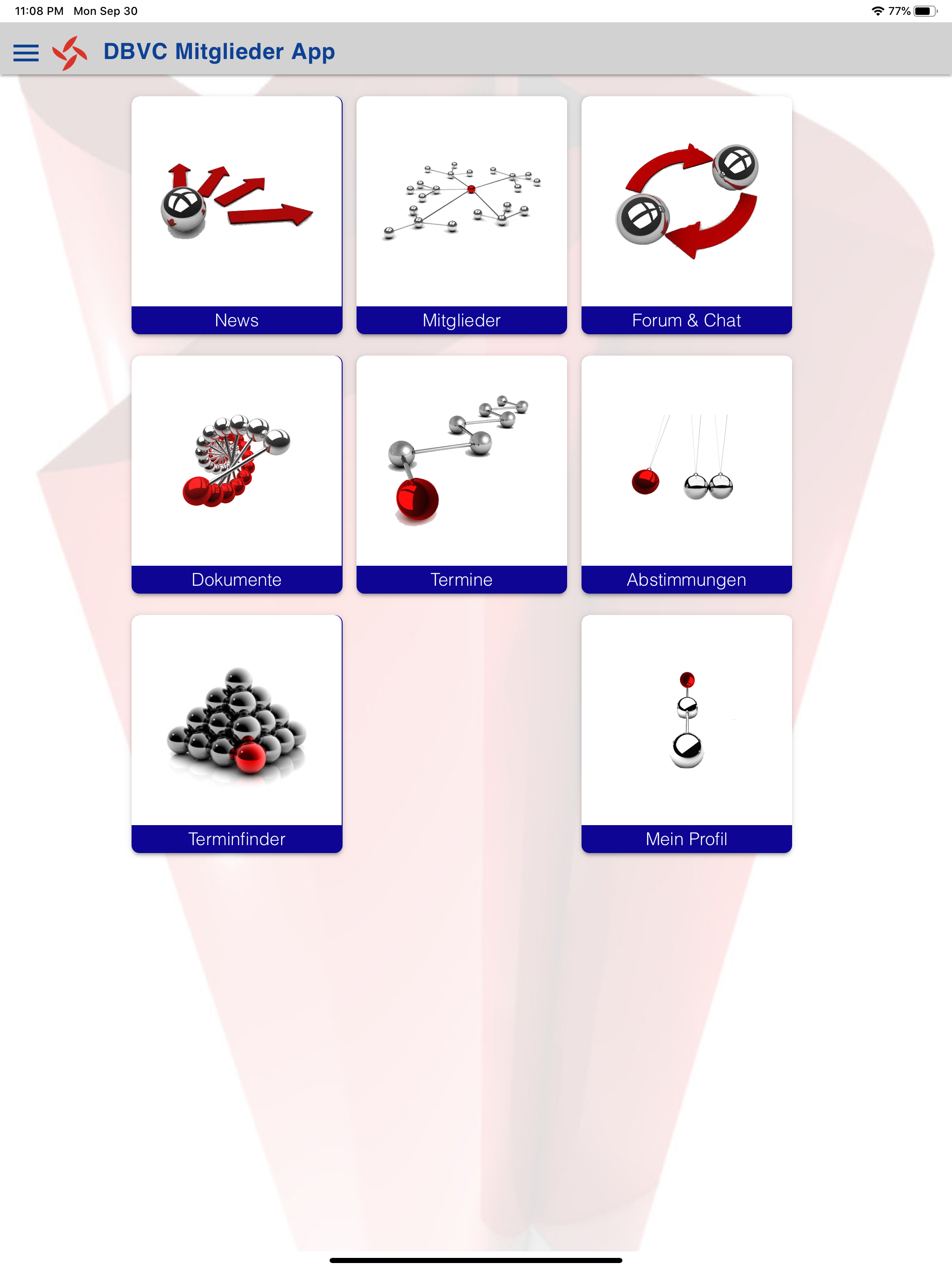 DBVC Mitglieder-App screenshot 3