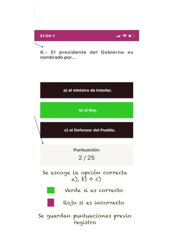 Prueba CCSE iPad screenshot