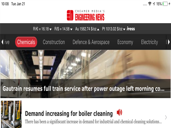 Creamer Media Engineering News