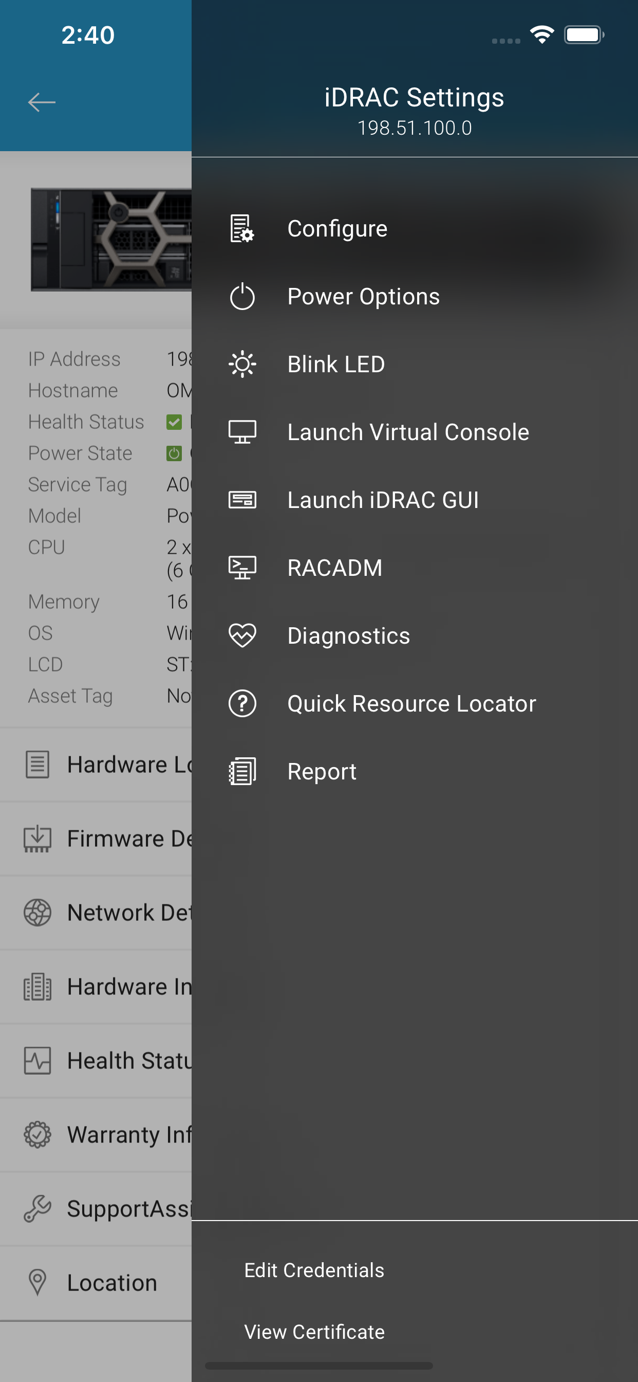 OpenManage Mobile