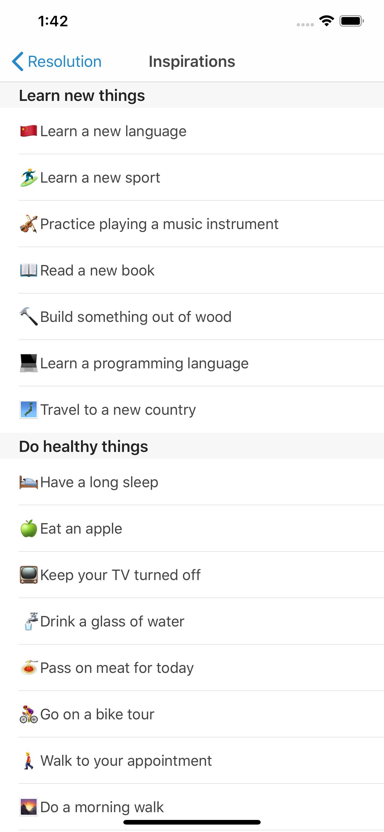 Resolutionary - Habit Tracker