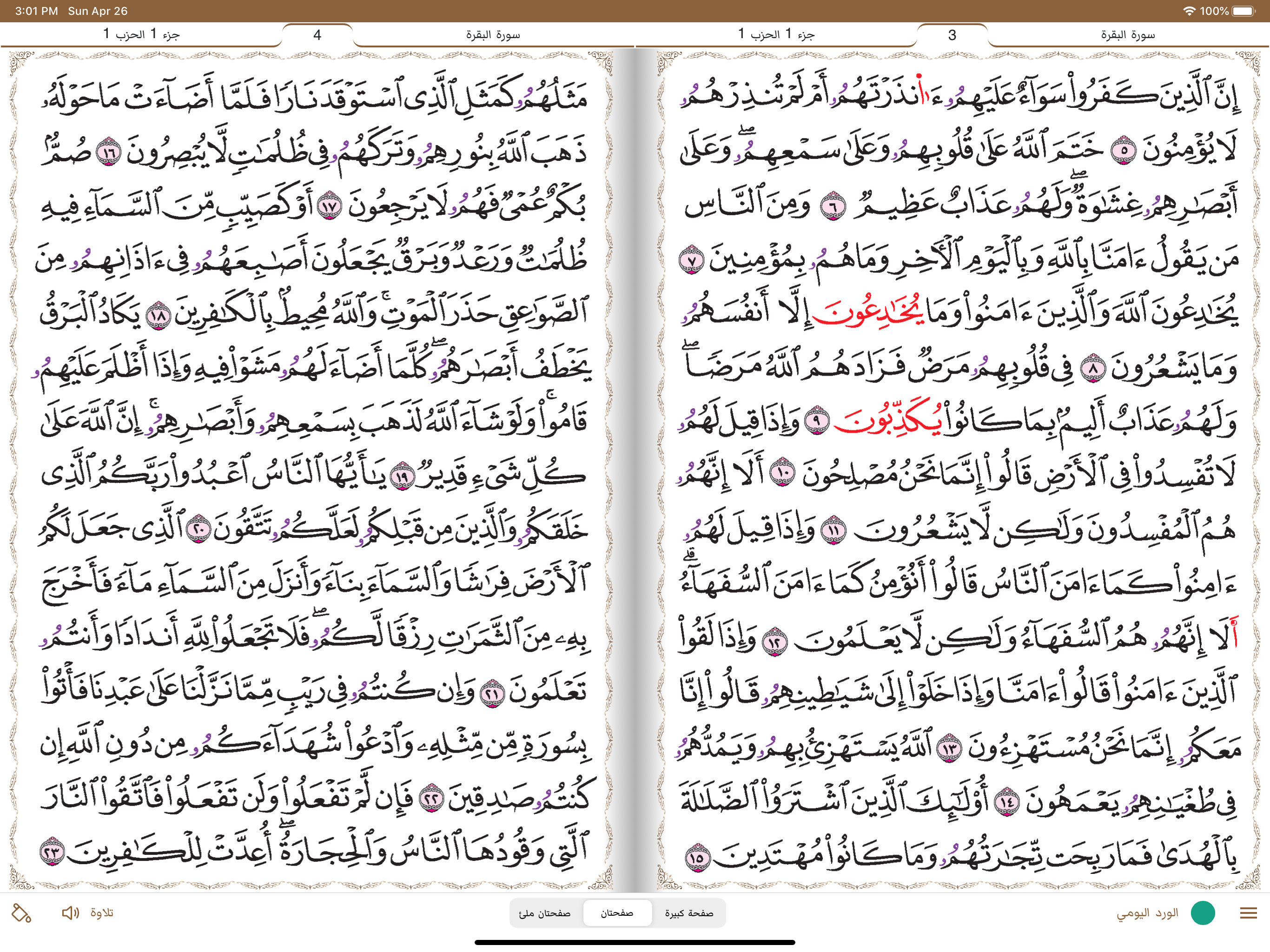 مصحف قالون : خَيرُ زَادٍ screenshot 10