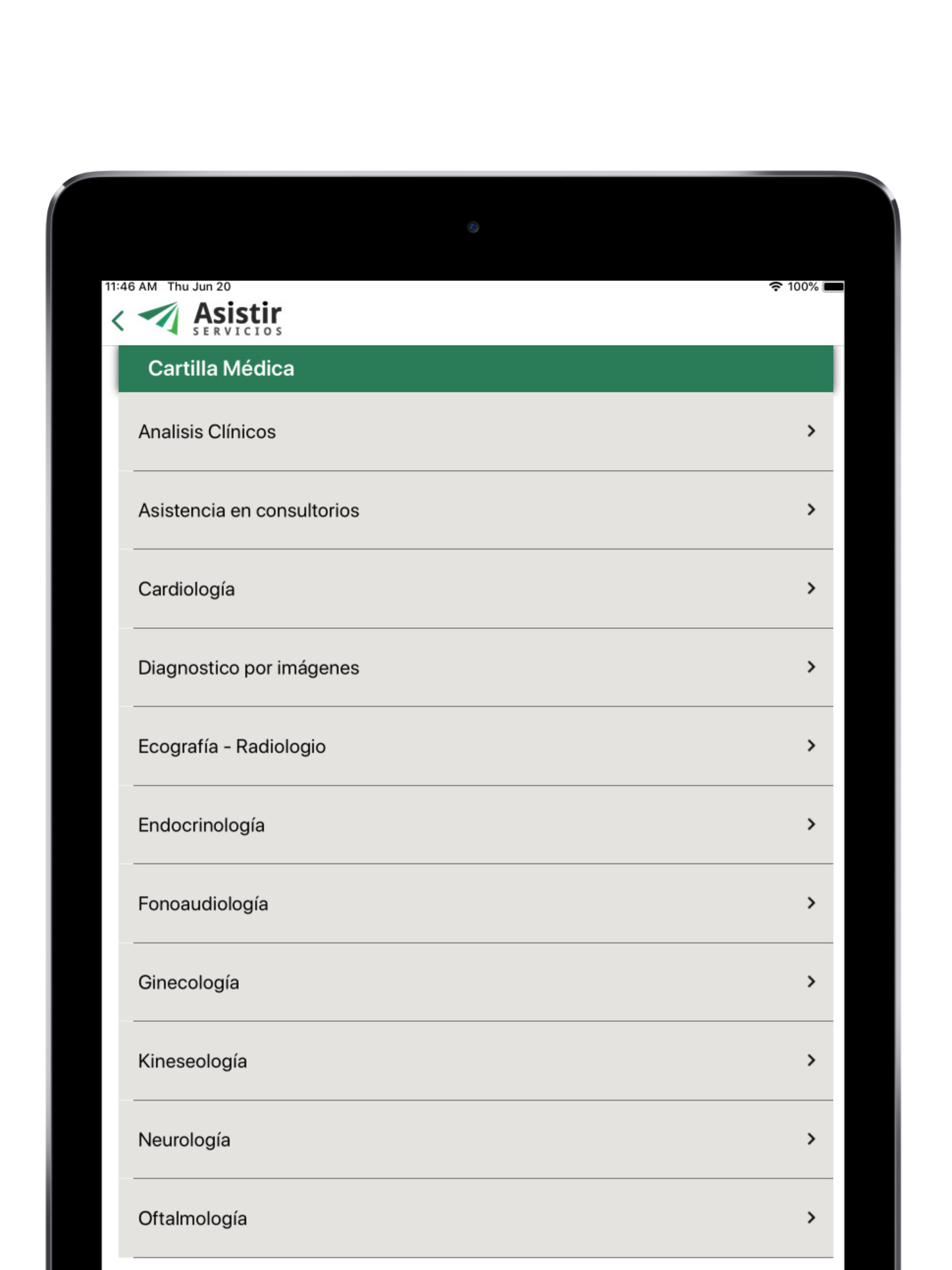 Asistir Servicios