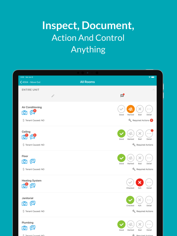Inspector by Property Vista iPad screenshot 3 - Business app