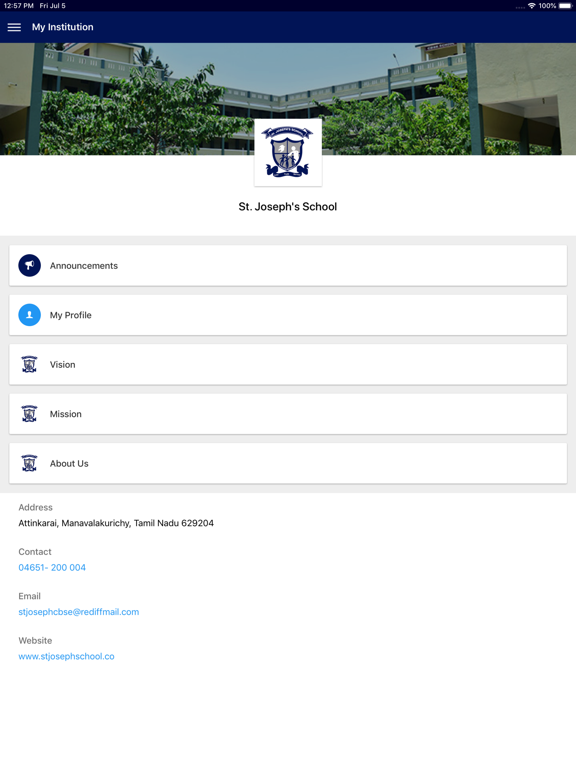 Screenshot #4 pour St. Joseph's School (CBSE)