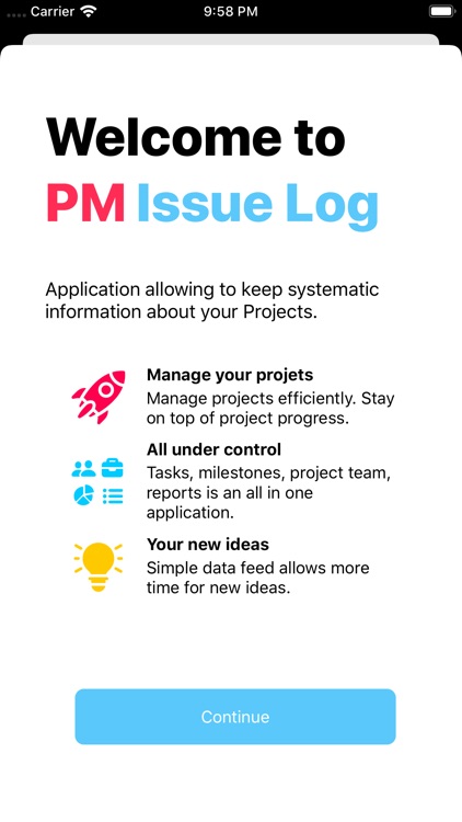 PM Issue Log screenshot-9