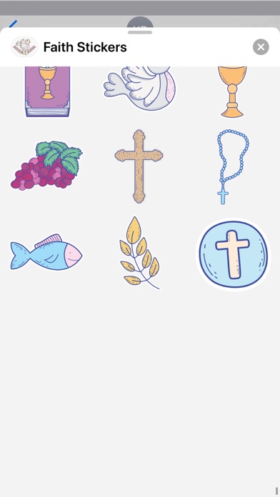 Faith Stickers for iMessage iPhone screenshot 5 - Stickers app