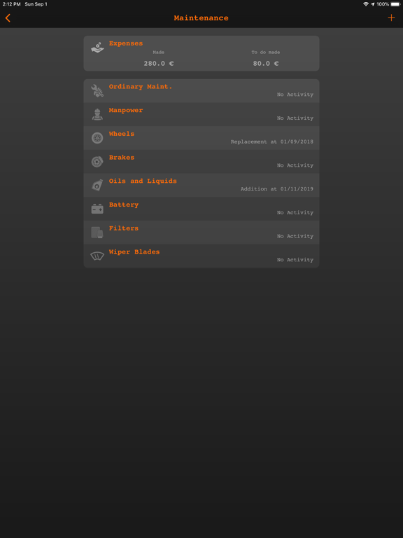 My Garage - Manage Vehicles iPad screenshot 4 - Utilities app
