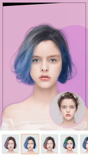 Hairstyle Try On - Hair Salon screenshot 2