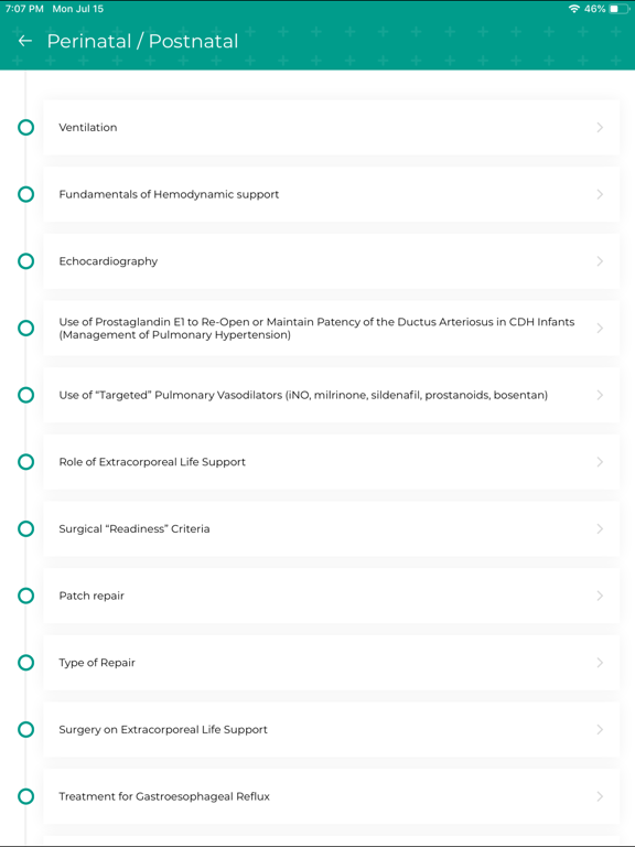 The Canadian CDH Collaborative iPad screenshot 2 - Medical app