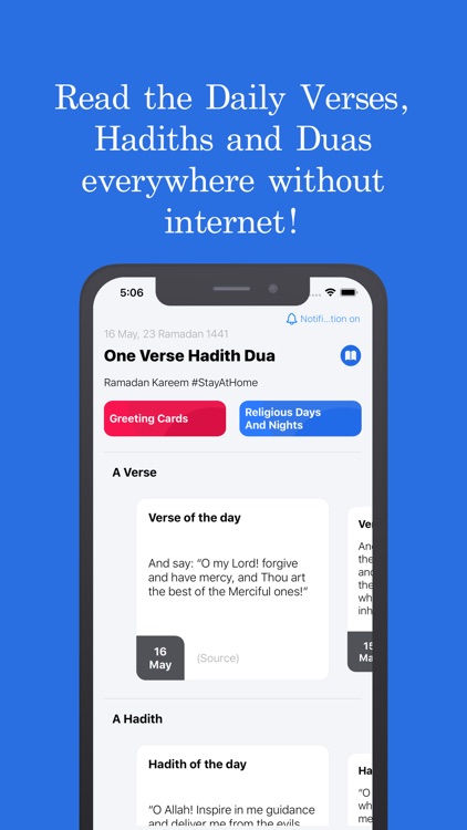 Daily Hadith Dua Quran