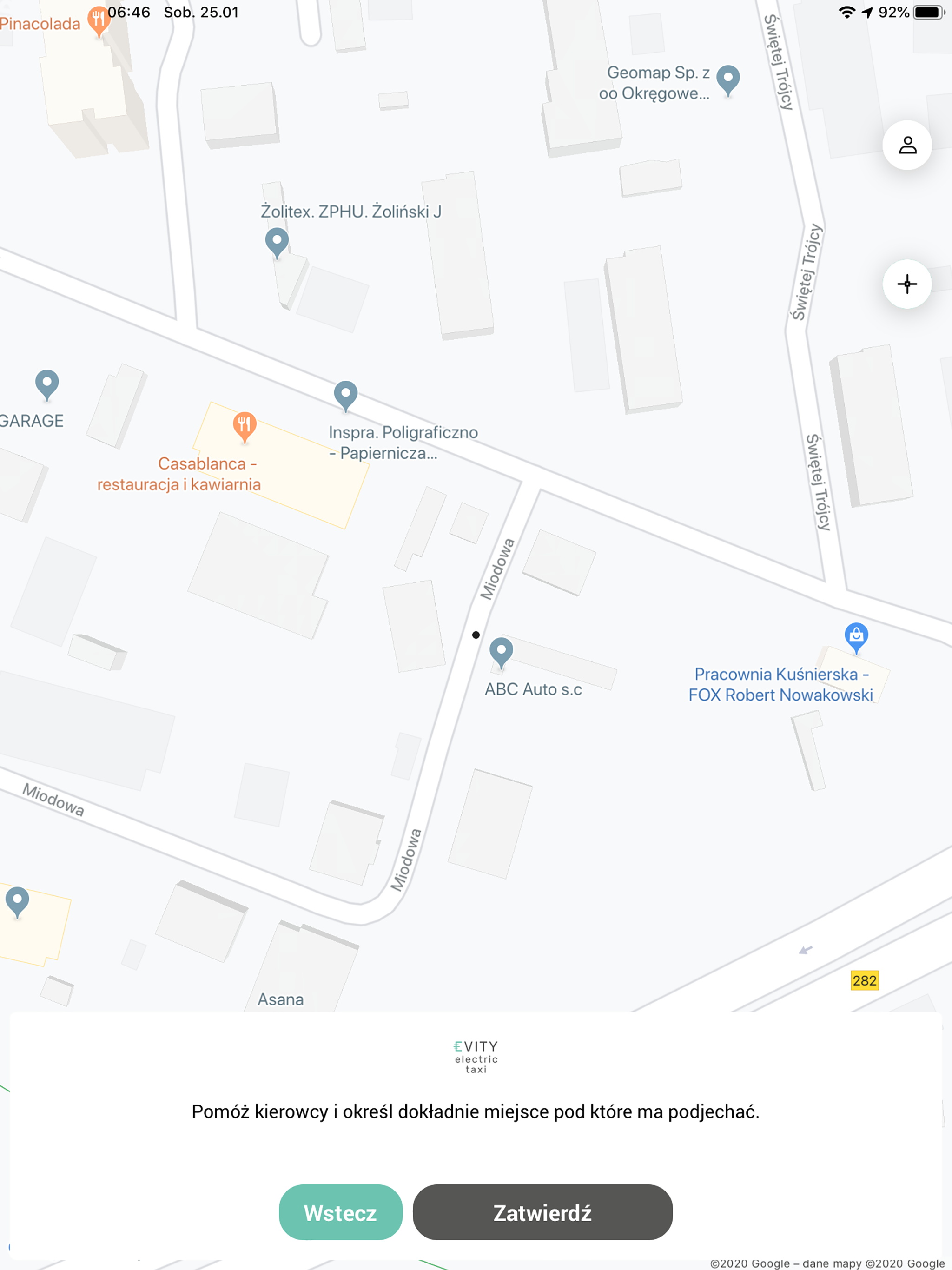 Evity electric taxi screenshot 5