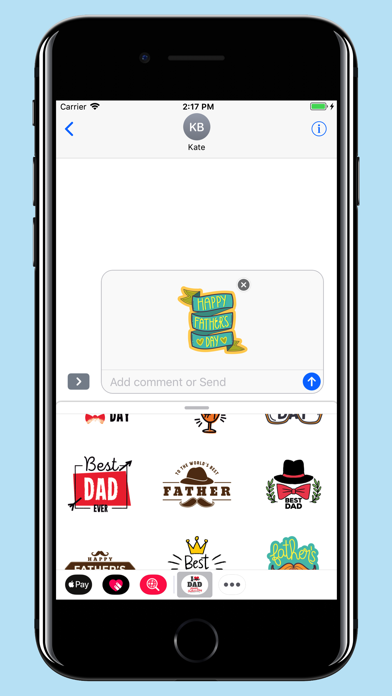 Happy Fathers Day - stickers screenshot 4