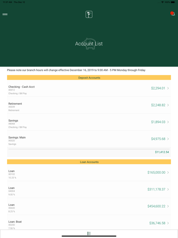 App screenshot