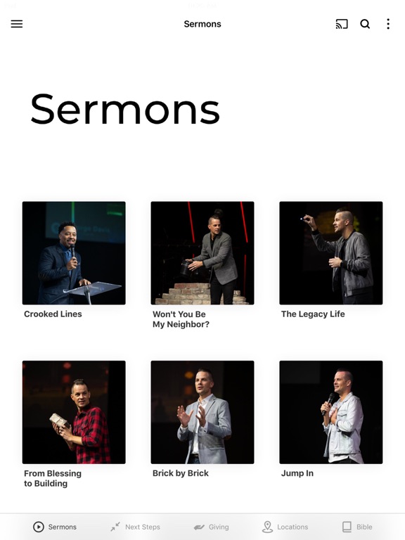 Elevate Life Church iPad screenshot 1 - Lifestyle app
